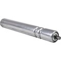 Omni Metalcraft 1.9" Dia. x 16 Ga. Galvanized Double Grooved Roller 37825-16-GP for 16" O.A.W. Omni Conveyors 37825-16-GP